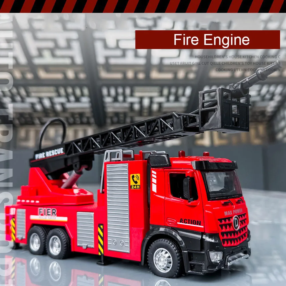 1:32 Alloy Fire Engine Cars Toy Miniature Model Doors Opened Aerial Ladder Fire Truck Light Music Water Tank Vehicle Boys Gifts
1:32 Alloy Fire Engine Cars Toy Miniature Model Doors Opened Aerial Ladder Fire Truck Light Music Water Tank Vehicle Boys Gifts
