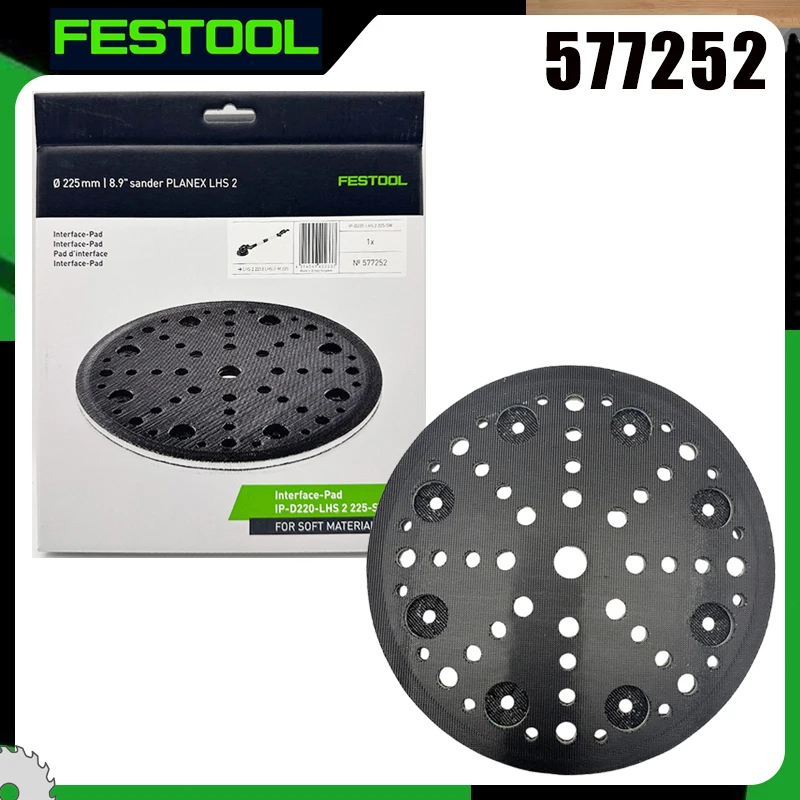 Festool 577252 Interface Pad IP-D220-LHS 2 225-SW for PLANEX LHS 2 225mm Sander, Soft Material
Festool 577252 Interface Pad IP-D220-LHS 2 225-SW for PLANEX LHS 2 225mm Sander, Soft Material