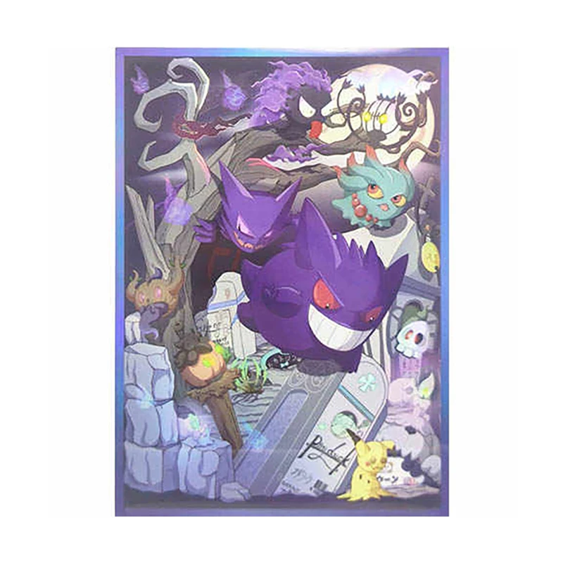 50pcs/set Halloween Ghost Ecological Q Version Gengar Flash Card Sleeve PTCG Anime Game Collection Card Protective Cover 67*92
50pcs/set Halloween Ghost Ecological Q Version Gengar Flash Card Sleeve PTCG Anime Game Collection Card Protective Cover 67*92