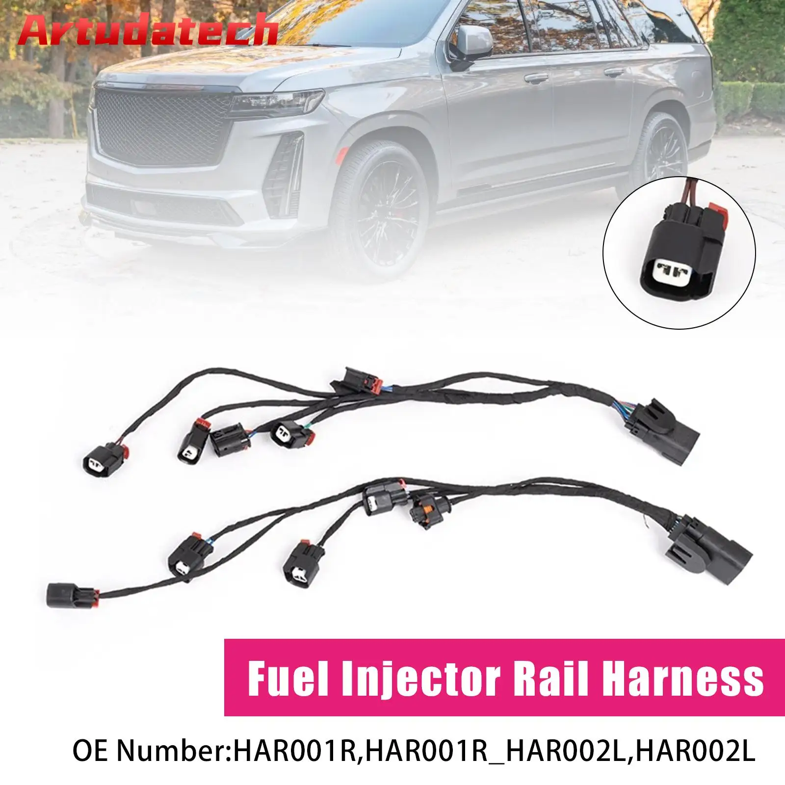 Artudatech Fuel Injector Rail Harness HAR001R_HAR002L For Cadillac Chevy GMC 5.3L 6.2L 6.6L 2014-2018 2019 2020 2021 2022 2023
Artudatech Fuel Injector Rail Harness HAR001R_HAR002L For Cadillac Chevy GMC 5.3L 6.2L 6.6L 2014-2018 2019 2020 2021 2022 2023