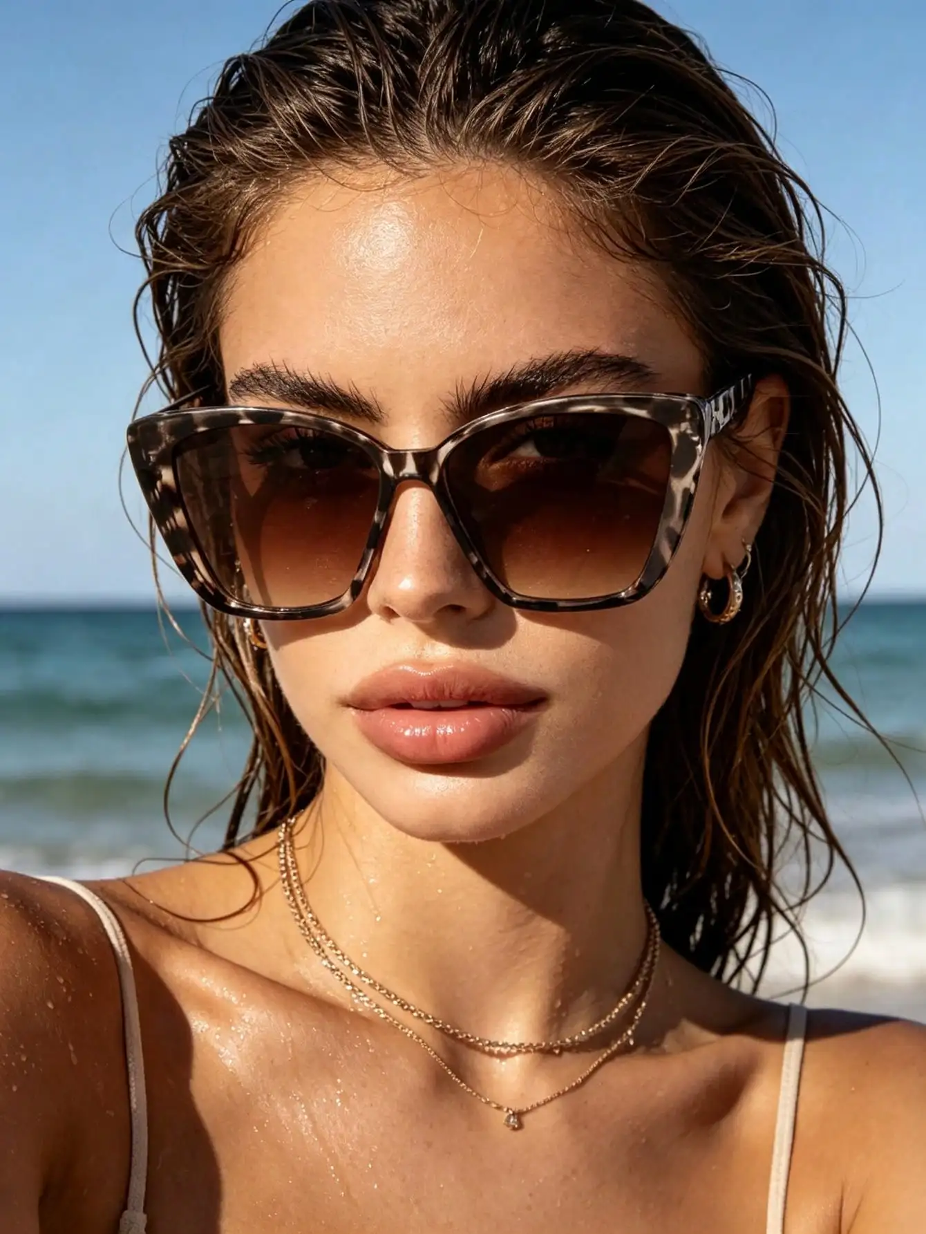 1pc Women's Cat Eye Fashion Glasses, Suitable For Daily Wear And Photo Shoots, Retro Style
1pc Women's Cat Eye Fashion Glasses, Suitable For Daily Wear And Photo Shoots, Retro Style