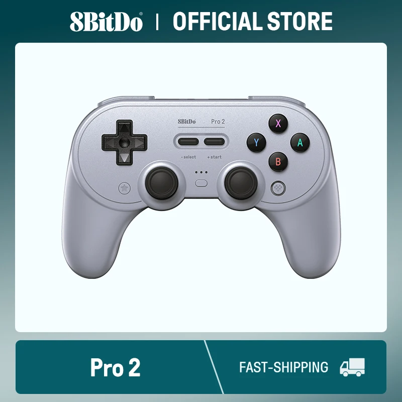 8BitDo New Pro 2 Bluetooth Gamepad with Hall Effect Joystick for