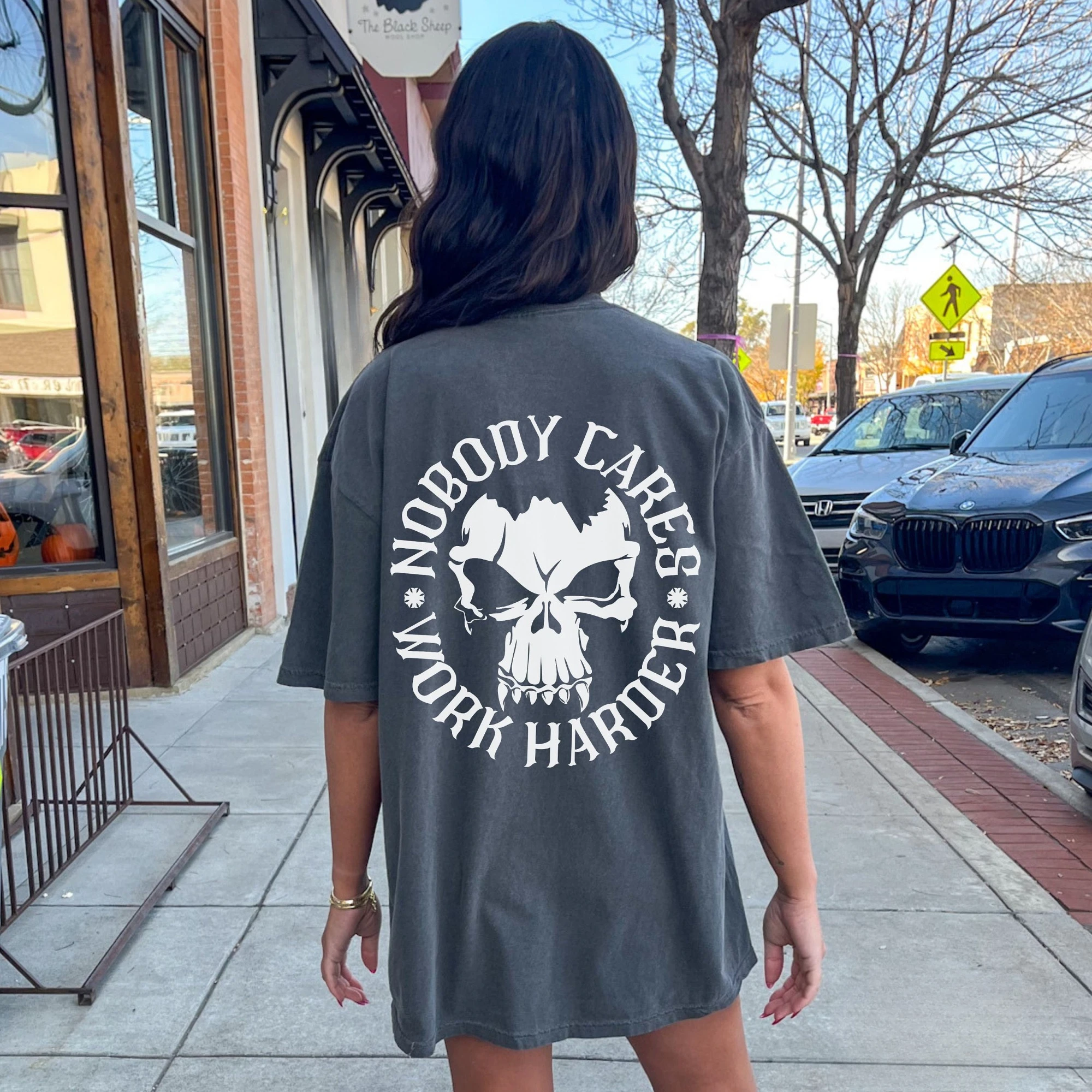 Nobody Cares Work Harder Printed Womens T-shirt Spring/Summer Fashion Trend Pure Cotton Top Neutral Short Sleeve Fitness T-shirt
Nobody Cares Work Harder Printed Womens T-shirt Spring/Summer Fashion Trend Pure Cotton Top Neutral Short Sleeve Fitness T-shirt