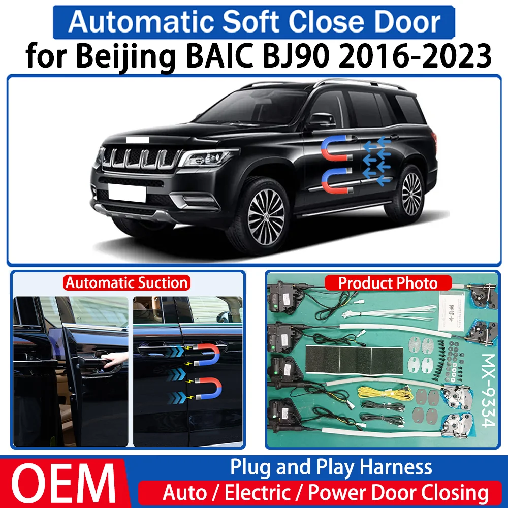 for Beijing BAIC BJ90 2016-2023 Car OEM Automatic Soft Close Door Electric Suction Kit Auto Power Closing System Plug&play
for Beijing BAIC BJ90 2016-2023 Car OEM Automatic Soft Close Door Electric Suction Kit Auto Power Closing System Plug&play