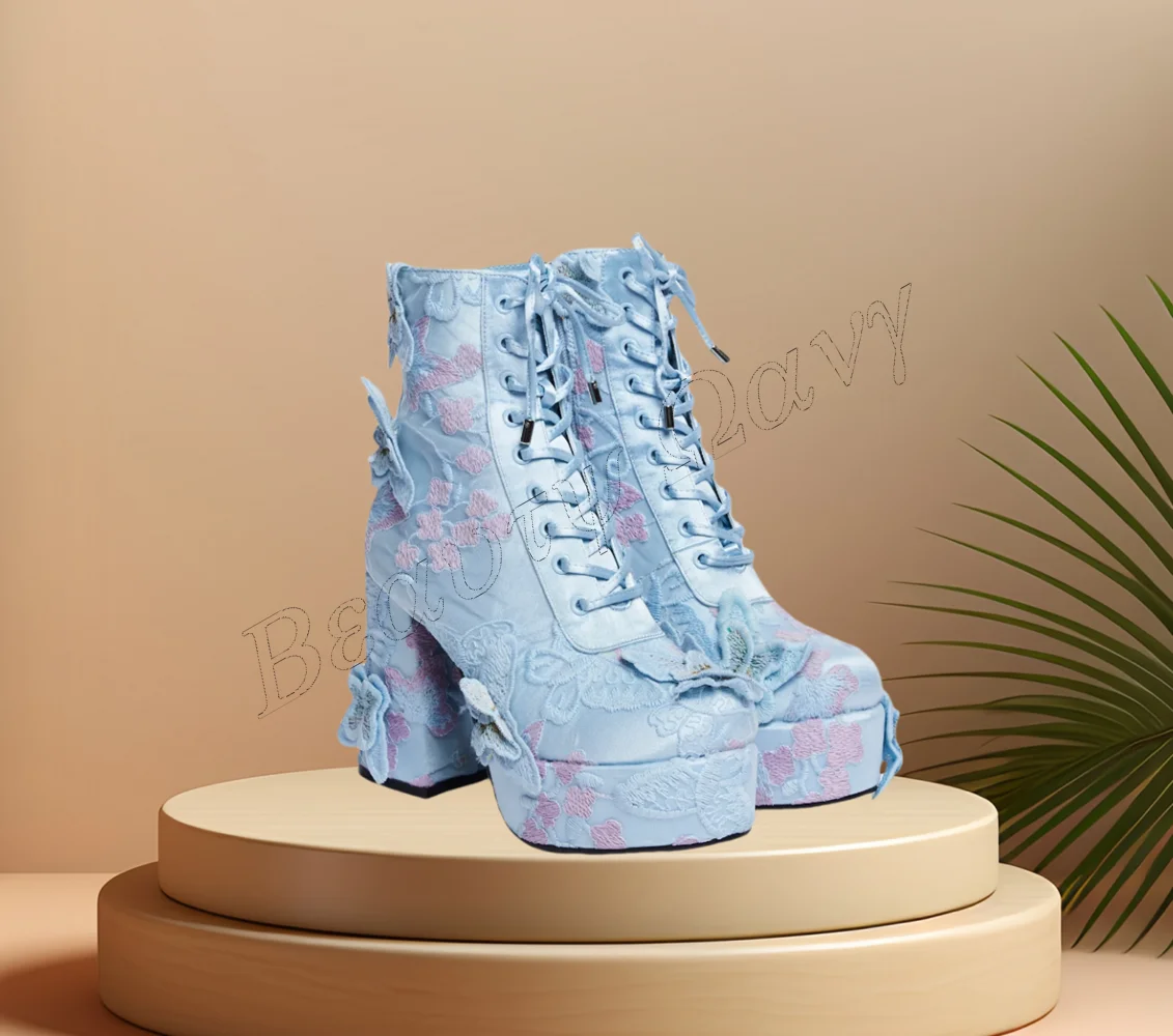 Blue Front Cross Tied Boots Side Zipper Platform Strange Style Shoes High Heel Shoes for Women Shoes 2024 Zapatos Para Mujere
Blue Front Cross Tied Boots Side Zipper Platform Strange Style Shoes High Heel Shoes for Women Shoes 2024 Zapatos Para Mujere