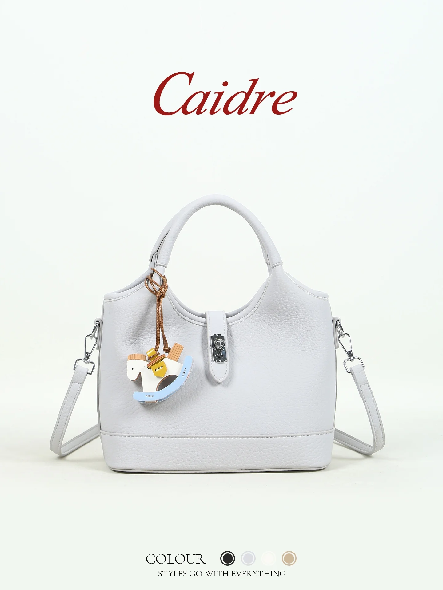 Caidre Women's Commuter Tote Bag 2026 New Style Handbag Basket Shape Shoulder Crossbody Bag Korean Style Medium Hardness
Caidre Women's Commuter Tote Bag 2026 New Style Handbag Basket Shape Shoulder Crossbody Bag Korean Style Medium Hardness