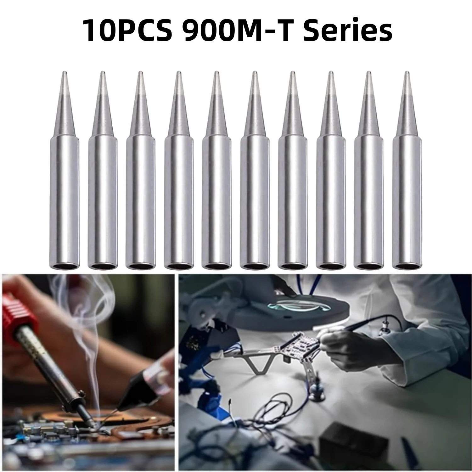 10PCS 900M-T Series Soldering Iron Tips Replacement Solder Tips Kit Replacement Solder Tips for Welding Equipment & Accessories 
10PCS 900M-T Series Soldering Iron Tips Replacement Solder Tips Kit Replacement Solder Tips for Welding Equipment & Accessories
