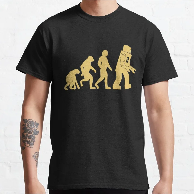 Red Robot Evolution Vintage 80s tv series The big bang theory Sheldon graphic t shirts for fans large size tops s-6xl
Red Robot Evolution Vintage 80s tv series The big bang theory Sheldon graphic t shirts for fans large size tops s-6xl