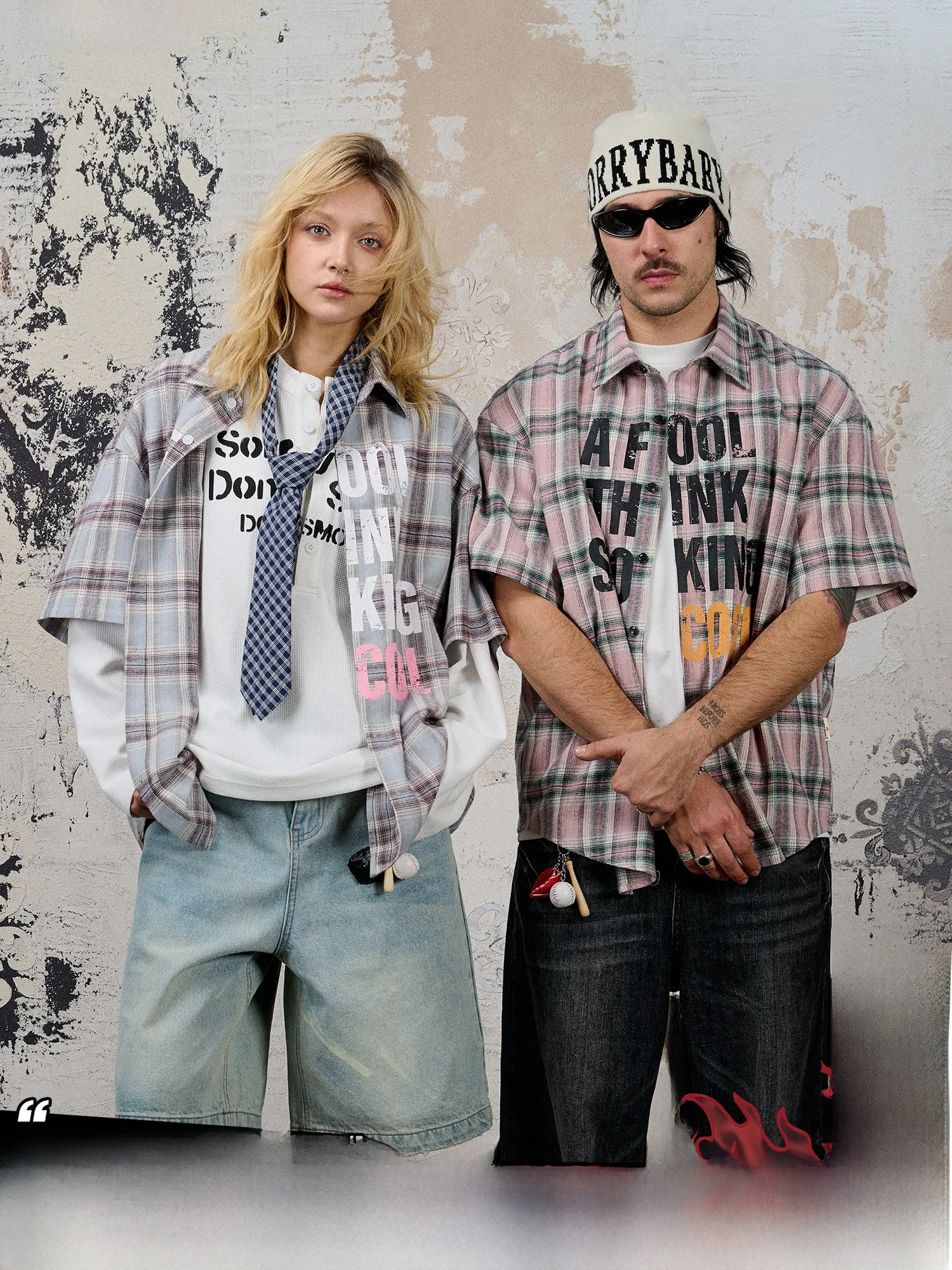 Done Youthful Vintage irt ort Sve American Streetwear Worn-in Slogan Layering Cotton lin Four Seasons
Done Youthful Vintage irt ort Sve American Streetwear Worn-in Slogan Layering Cotton lin Four Seasons