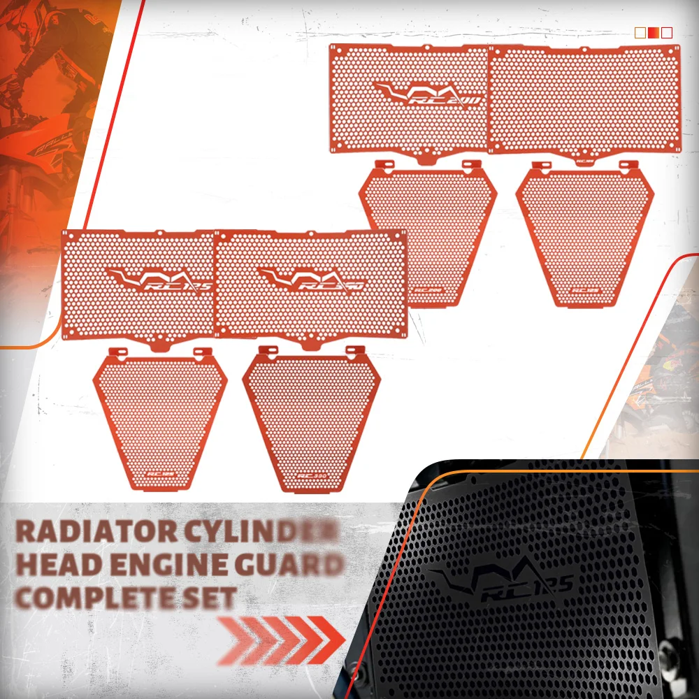Новый для RC125 RC200 RC390 RC 125 200 390 2022-2023-2024-2025-2026 мотоцикла, головка блока цилиндров радиатора, защита двигателя, полный комплект
Новый для RC125 RC200 RC390 RC 125 200 390 2022-2023-2024-2025-2026 мотоцикла, головка блока цилиндров радиатора, защита двигателя, полный комплект