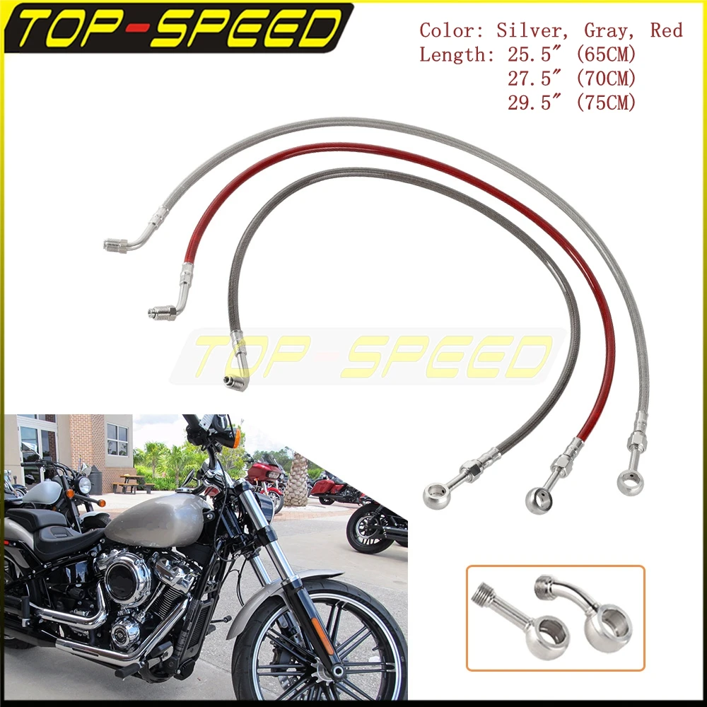 For Harley Softail Breakout Fat Street Bob Low Rider Sport Glide Standard Stainless Brake Line Motorcycle Hose Oil Pipe Lines
For Harley Softail Breakout Fat Street Bob Low Rider Sport Glide Standard Stainless Brake Line Motorcycle Hose Oil Pipe Lines