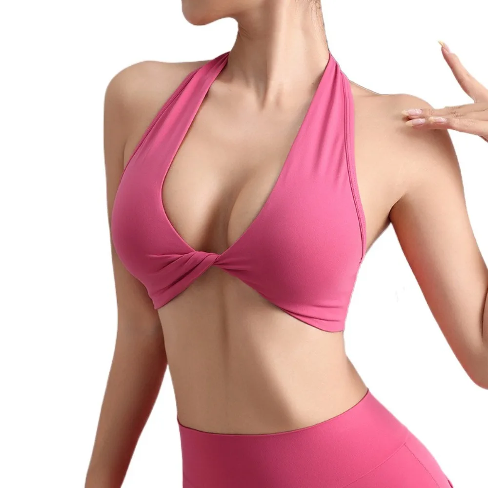 Fitness Underwear Hanging Neck Sports Bra Quick-drying Breathable Yoga Top Vest Comfortable Elastic Sports Underwear Gym
Fitness Underwear Hanging Neck Sports Bra Quick-drying Breathable Yoga Top Vest Comfortable Elastic Sports Underwear Gym