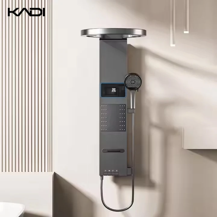 Modern Hotels In-Wall Bathroom Set Gun Grey Waterfall Bath Shower Faucet Soft/Massage/Jet Rain Shower Head Juego De Ducha
Modern Hotels In-Wall Bathroom Set Gun Grey Waterfall Bath Shower Faucet Soft/Massage/Jet Rain Shower Head Juego De Ducha