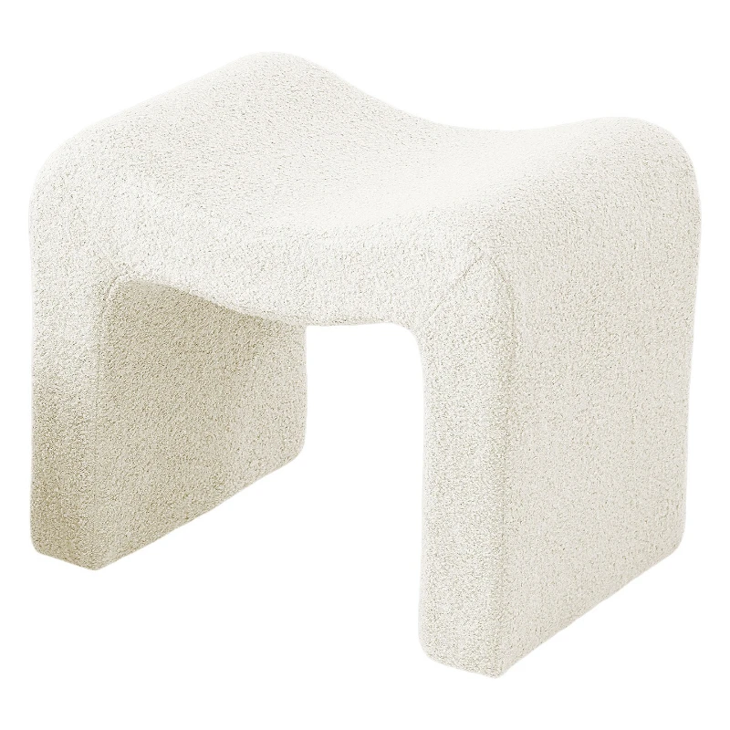 Solid wood lamb wool shoe changing stool can be stacked at the door of the living room
Solid wood lamb wool shoe changing stool can be stacked at the door of the living room