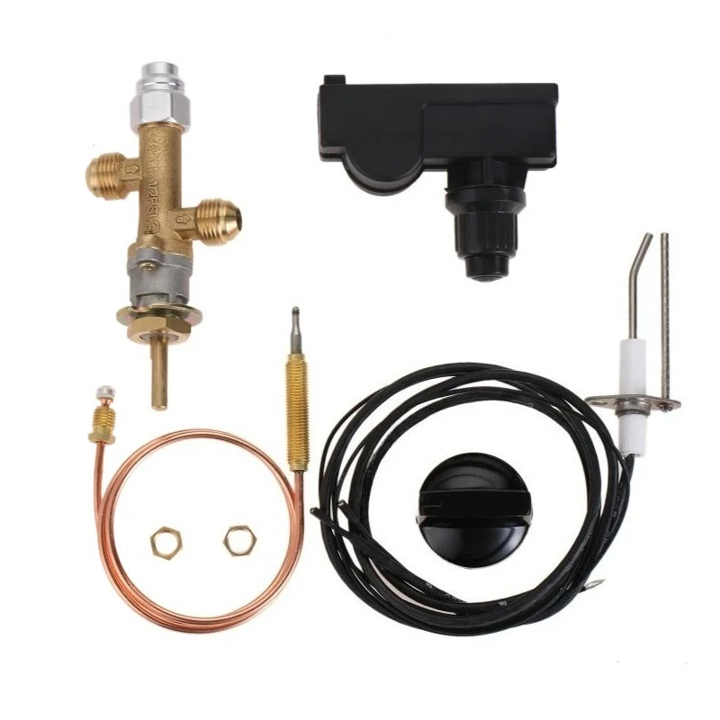 Low Pressure Gas Safety Control Valve Kit with Igniter Thermocouple for Fire Pit Heater Grill
Low Pressure Gas Safety Control Valve Kit with Igniter Thermocouple for Fire Pit Heater Grill