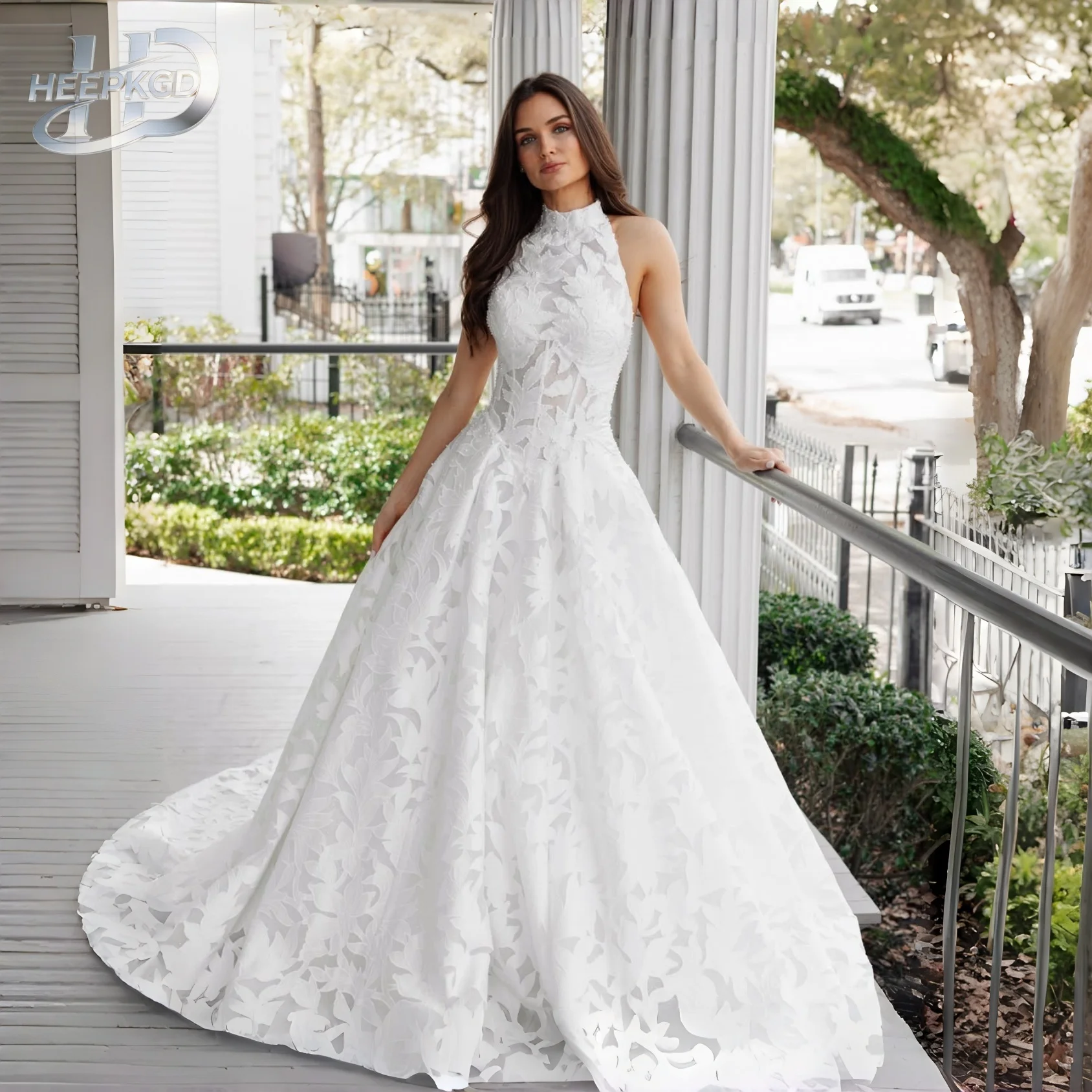 High Quality Lace Wedding Dress Sweep Train A Line Sleeveless 2026 Custom Made Bridal Gowns Vestido De Mariee
High Quality Lace Wedding Dress Sweep Train A Line Sleeveless 2026 Custom Made Bridal Gowns Vestido De Mariee