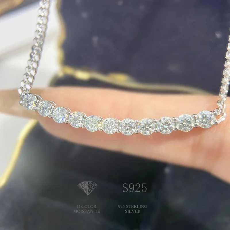 DW Роскошное женское ожерелье с муассанитом и бриллиантами 3,5 мм, 2,2 карата, высокое качество, цепочка из стерлингового серебра 925 пробы, свадебные ювелирные украшения 2023
DW Роскошное женское ожерелье с муассанитом и бриллиантами 3,5 мм, 2,2 карата, высокое качество, цепочка из стерлингового серебра 925 пробы, свадебные ювелирные украшения 2023