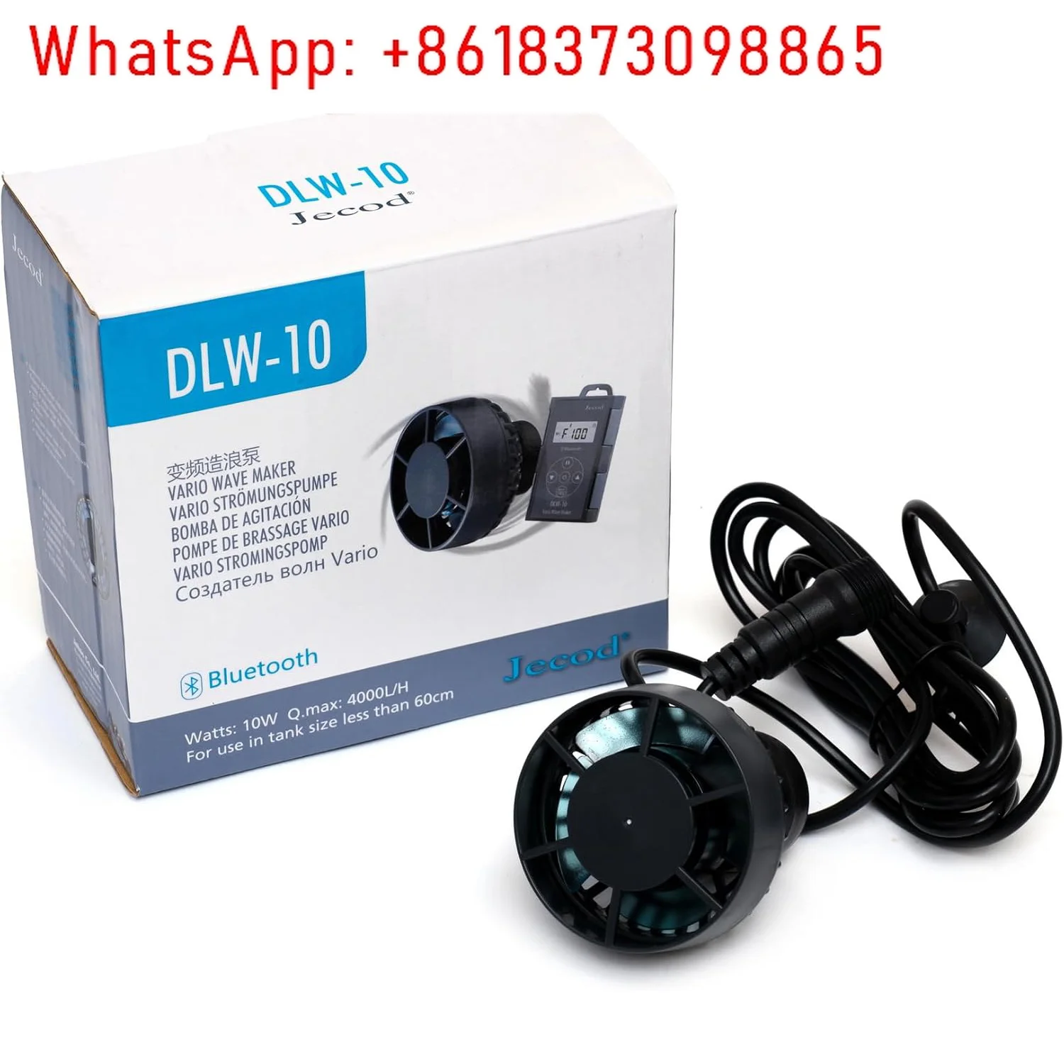 DLW-10 10W DC24V Mini Compact Aquarium Wave Maker Pump, Bluetooth Submersible Wave Maker 1065GPH 4000L/H
DLW-10 10W DC24V Mini Compact Aquarium Wave Maker Pump, Bluetooth Submersible Wave Maker 1065GPH 4000L/H