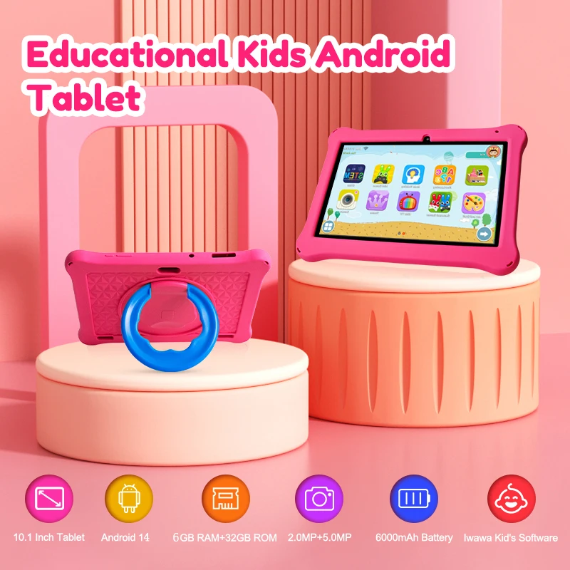 ATMPC 10.1 Inch Kids Tablet Android 14, 6GB RAM 32GB ROM, Eye Protection Screen, WiFi 6, iWawa Parental Control Tablet PC
ATMPC 10.1 Inch Kids Tablet Android 14, 6GB RAM 32GB ROM, Eye Protection Screen, WiFi 6, iWawa Parental Control Tablet PC