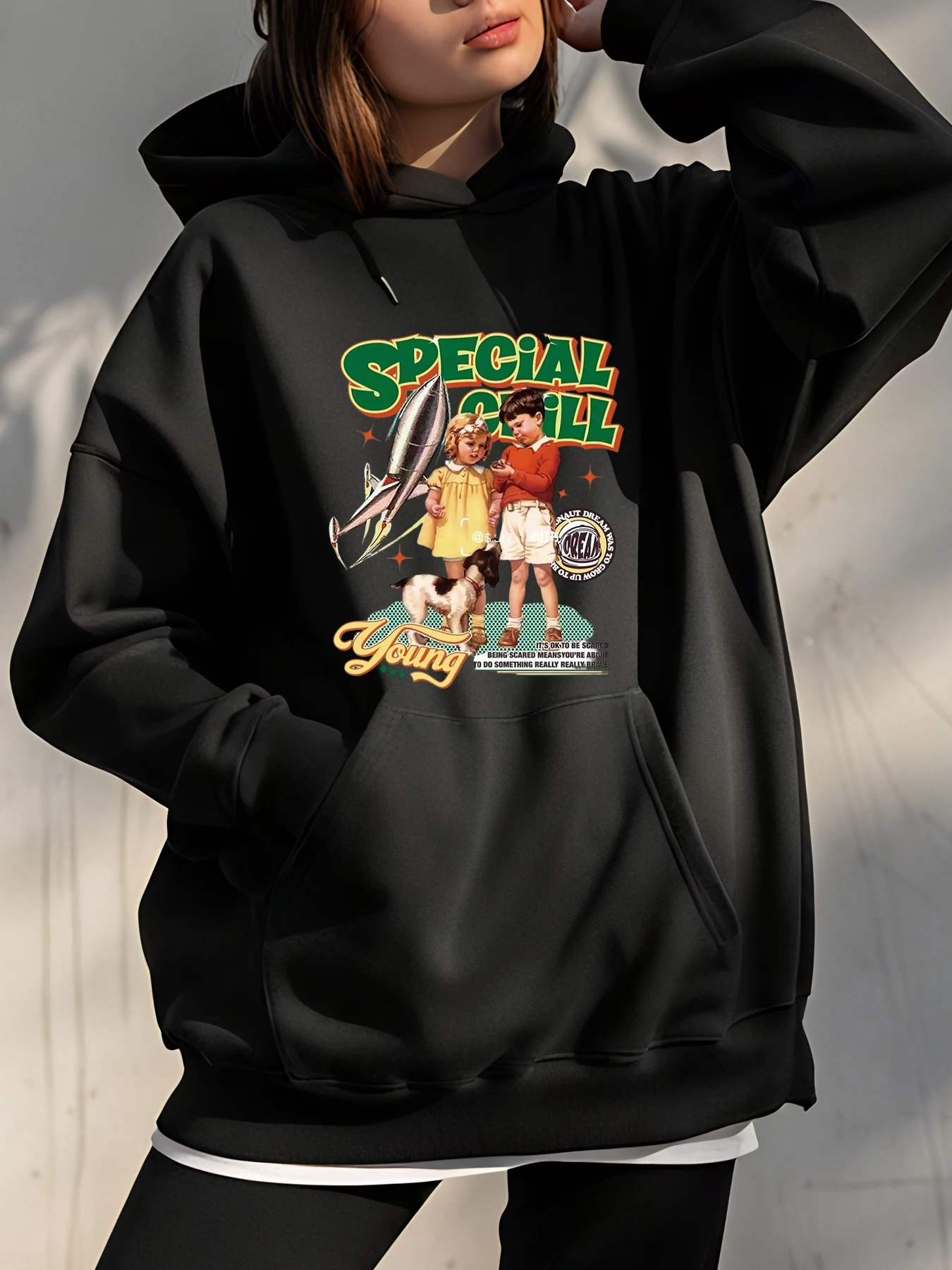 Толстовка с графическим рисунком Special Skill, винтажный мультяшный принт, унисекс, повседневная уличная одежда, молодежная модная толстовка для мужчин и женщин
Толстовка с графическим рисунком Special Skill, винтажный мультяшный принт, унисекс, повседневная уличная одежда, молодежная модная толстовка для мужчин и женщин