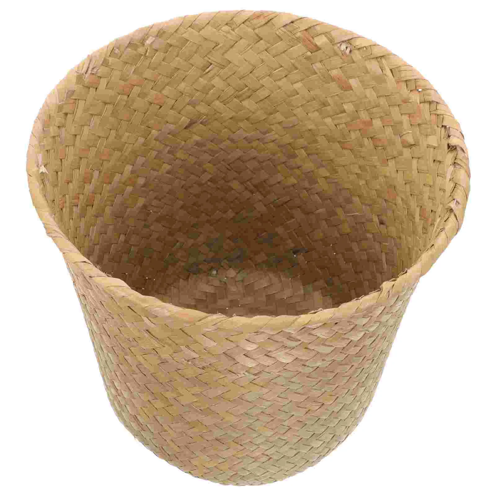 Seagrass Woven Basket 18.7x15.24x14cm Storage Trash Decorative Multi functional ganizer Desktop Sundry Box Home Storage
Seagrass Woven Basket 18.7x15.24x14cm Storage Trash Decorative Multi functional ganizer Desktop Sundry Box Home Storage