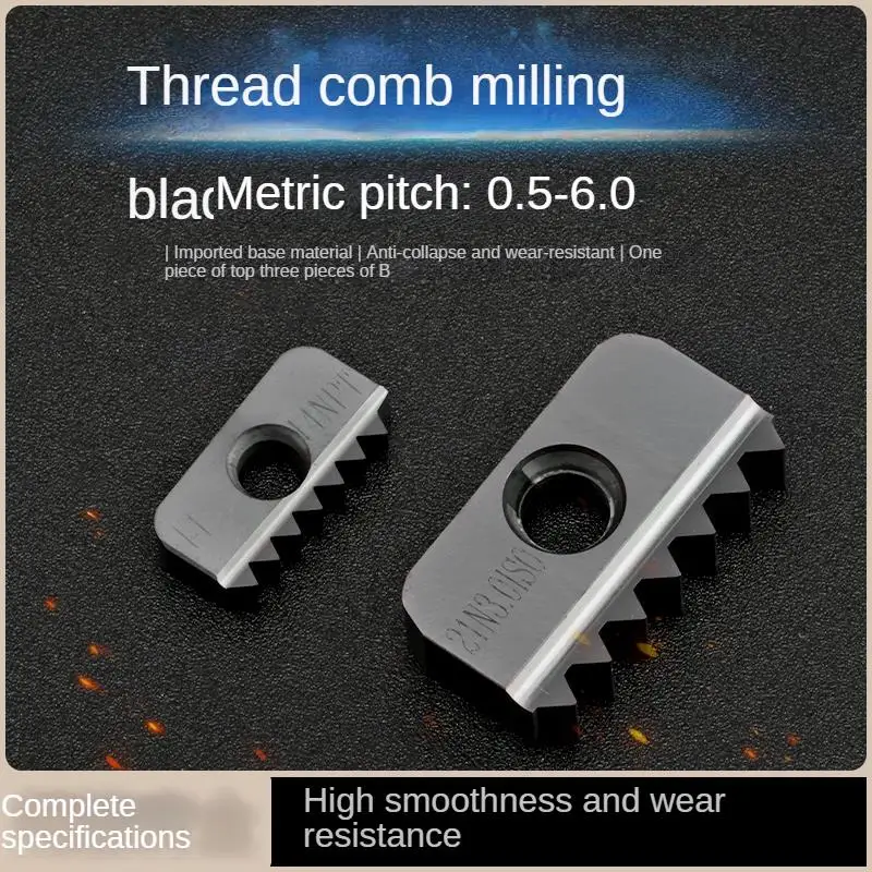 Comb milling insert/thread milling insert/comb blade 12/14/21/30 40N1.0 1.5 2.02.5ISO
Comb milling insert/thread milling insert/comb blade 12/14/21/30 40N1.0 1.5 2.02.5ISO