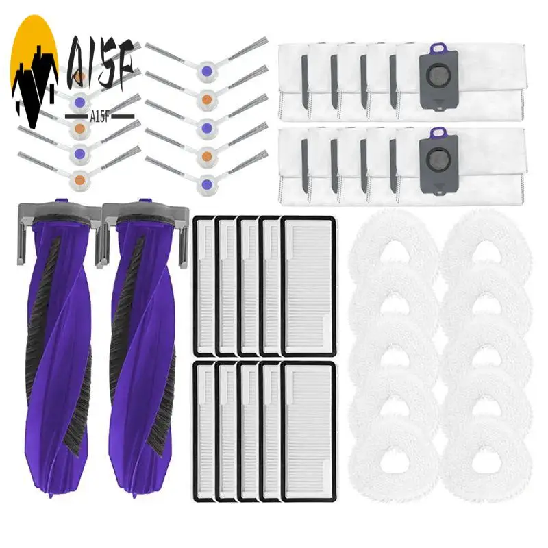 A15F-For Narwal Freo Z Ultra / YJCC017 Robot Vacuum Cleaner Main Side Brush Hepa Filter Mop Pad Cloth Dust Bag Accessories
A15F-For Narwal Freo Z Ultra / YJCC017 Robot Vacuum Cleaner Main Side Brush Hepa Filter Mop Pad Cloth Dust Bag Accessories