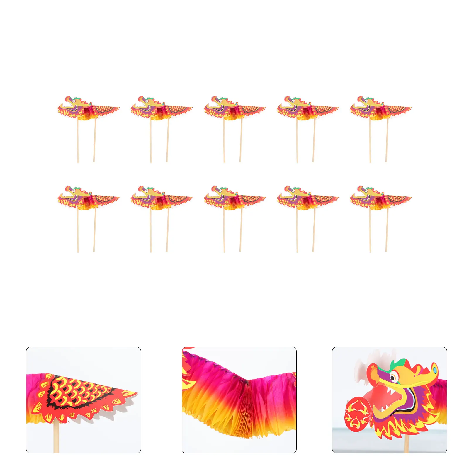 10set Paper Dragon Diy Material Craft Kit Kids Educational Manual Assembly Fun Activity Parent Child Interaction Safe Supplies
10set Paper Dragon Diy Material Craft Kit Kids Educational Manual Assembly Fun Activity Parent Child Interaction Safe Supplies