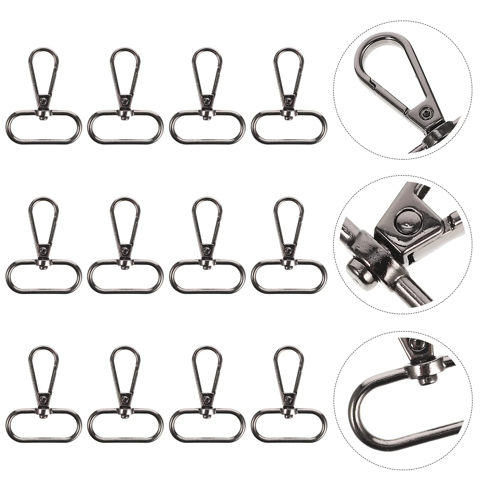 15Pcs Zinc Alloy Swivel Lobster Clasps Durable Keychain Clasps DIY Jewelry Buckles Small Lightweight Swivel Hooks for Craft
15Pcs Zinc Alloy Swivel Lobster Clasps Durable Keychain Clasps DIY Jewelry Buckles Small Lightweight Swivel Hooks for Craft
