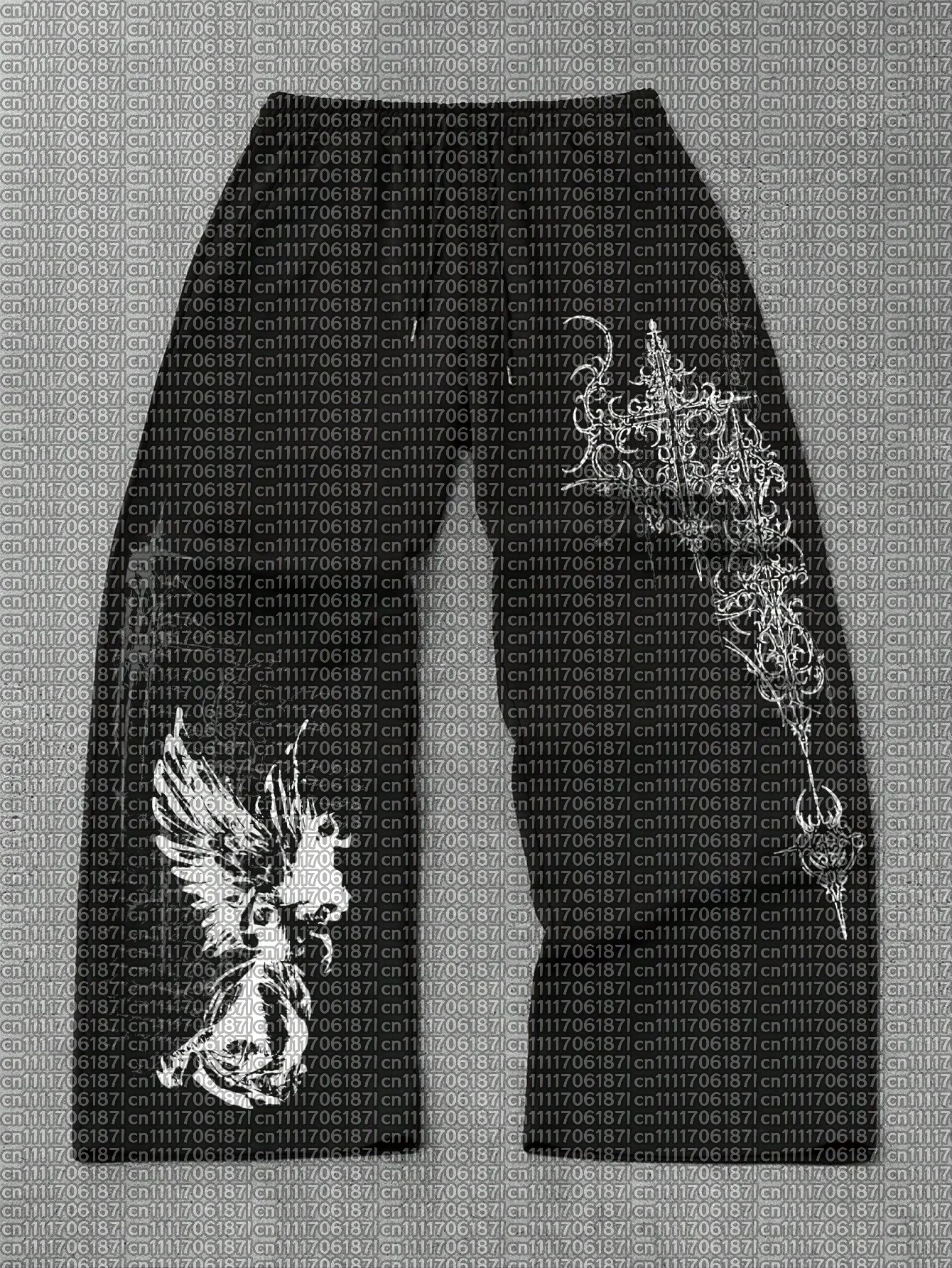 Men Gothic Punk Vintage Streetwear Women's Cross Straight Long Pants Casual Wide-Leg Joggers Loose Autumn Winter Hip Hop Unisex
Men Gothic Punk Vintage Streetwear Women's Cross Straight Long Pants Casual Wide-Leg Joggers Loose Autumn Winter Hip Hop Unisex