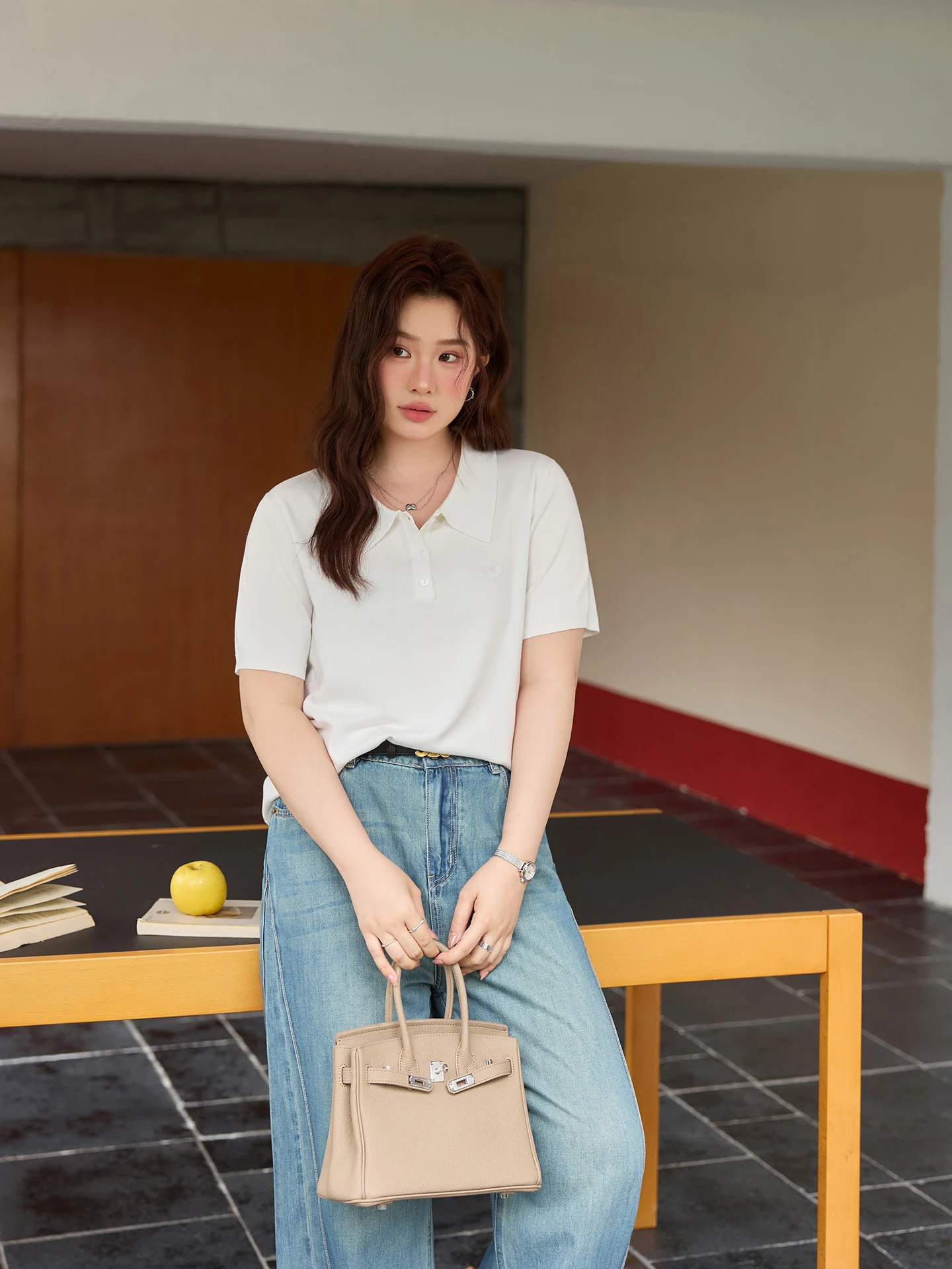 plus Size Women's Knitted Shirt Cool Sensation Turn-down Collar Regular Fit Casual Style Short Sleeve Color
plus Size Women's Knitted Shirt Cool Sensation Turn-down Collar Regular Fit Casual Style Short Sleeve Color