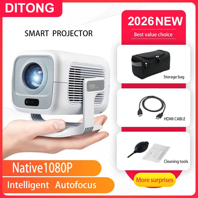 2026 DITONG x3 plus Projector Android 4K Native Portable 1080P Auto Focus Video home Cinema Outdoor hd led hy320 Projetor
2026 DITONG x3 plus Projector Android 4K Native Portable 1080P Auto Focus Video home Cinema Outdoor hd led hy320 Projetor