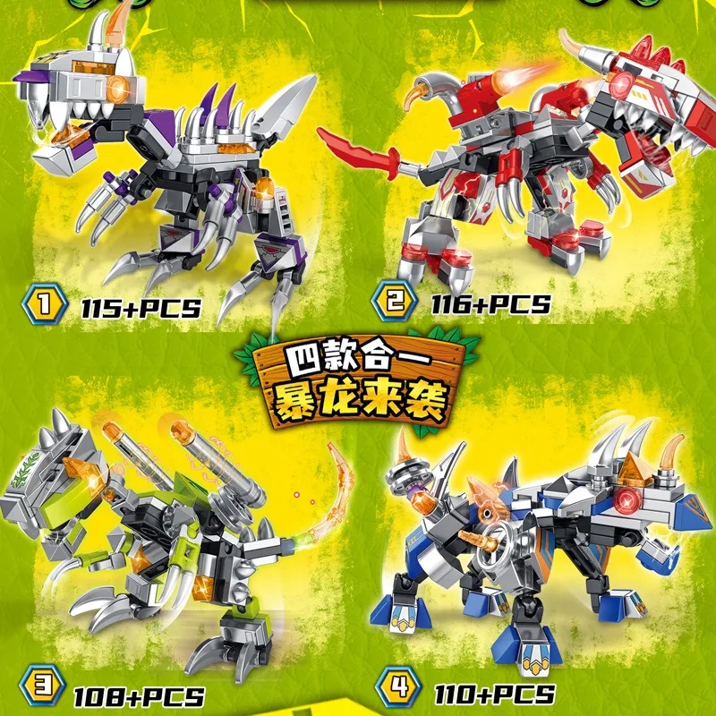 4PCS Dinosaur Mergeable Building Blocks Toy – DIY Mini Figure Assembly Set, Educational Toy Birthday Gift for Boys Kids
4PCS Dinosaur Mergeable Building Blocks Toy – DIY Mini Figure Assembly Set, Educational Toy Birthday Gift for Boys Kids