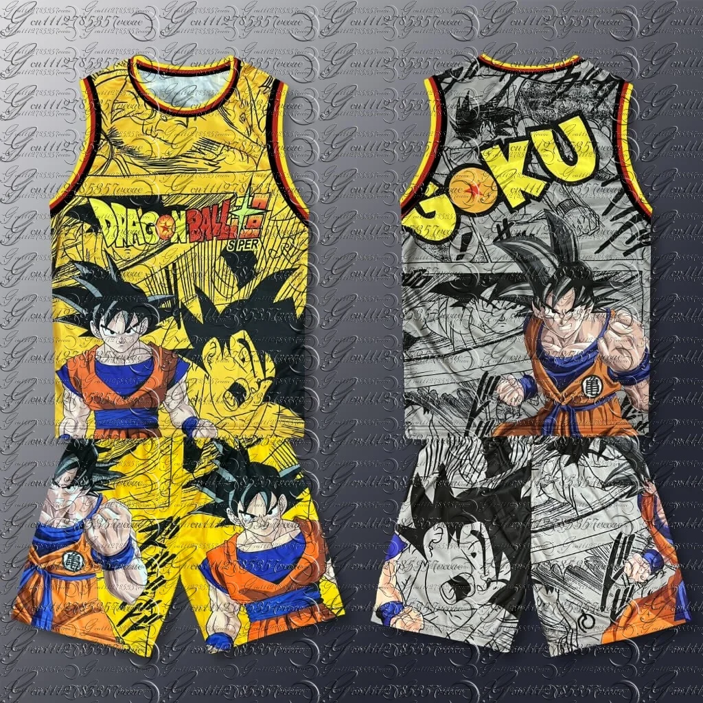 Dragon Ball Adult and Kids Basketball Outfit Set Goku Super Saiyan 3D Full Print Quick-Dry Breathable Tank Top and Shorts
Dragon Ball Adult and Kids Basketball Outfit Set Goku Super Saiyan 3D Full Print Quick-Dry Breathable Tank Top and Shorts