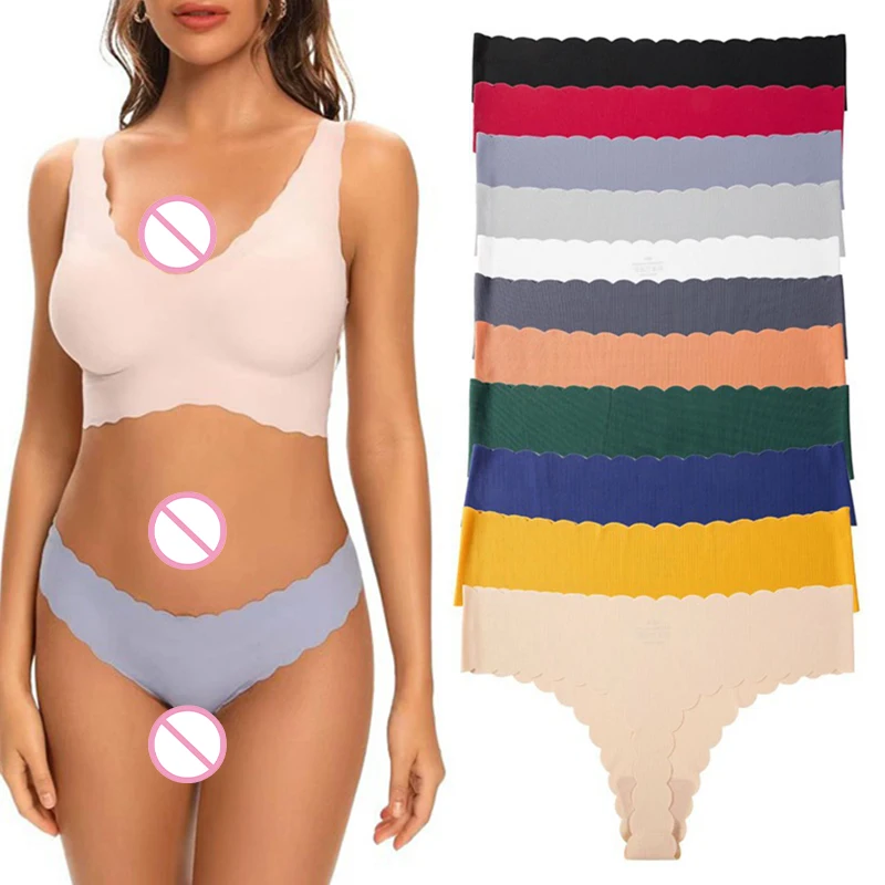 Wavy Edge Seamless Thongs No Show Panties V-waisted Stretch Breathable Thong Underwear Lingerie
Wavy Edge Seamless Thongs No Show Panties V-waisted Stretch Breathable Thong Underwear Lingerie