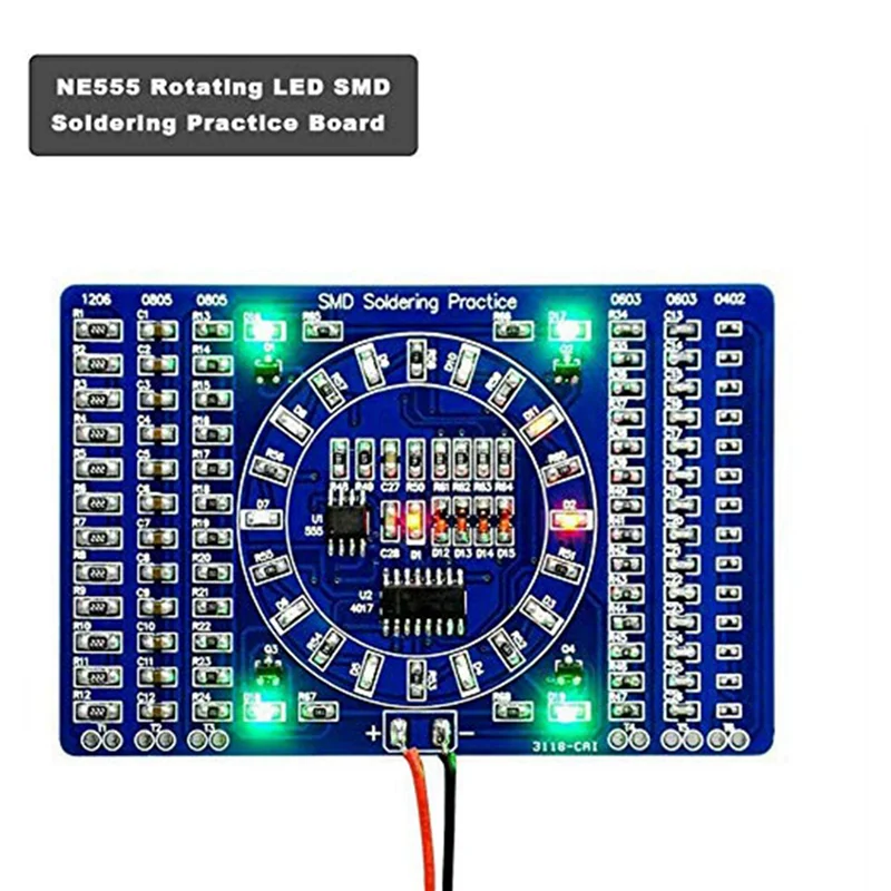 AT29-3X вращающаяся светодиодная SMD NE555 плата для практики пайки DIY Kit Fanny Training DIY Kit электронный модуль печатной платы костюм
AT29-3X вращающаяся светодиодная SMD NE555 плата для практики пайки DIY Kit Fanny Training DIY Kit электронный модуль печатной платы костюм