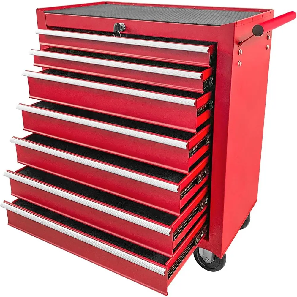 7-Der Rolling Tool Chest with Wheels, Lockable Metal Tool Box or Garage Workshop Warehouse, Large acity Tool Storage Cabinet, He
7-Der Rolling Tool Chest with Wheels, Lockable Metal Tool Box or Garage Workshop Warehouse, Large acity Tool Storage Cabinet, He