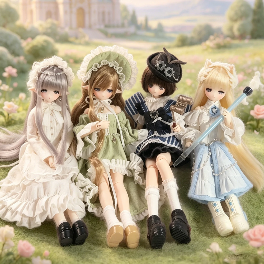 1/6 BJD Doll Blind Box Collectible Figure COME4FREE Minty Feather Mist Poetry Kawaii Movable Joint Dress Up Surprise Box Gift
1/6 BJD Doll Blind Box Collectible Figure COME4FREE Minty Feather Mist Poetry Kawaii Movable Joint Dress Up Surprise Box Gift