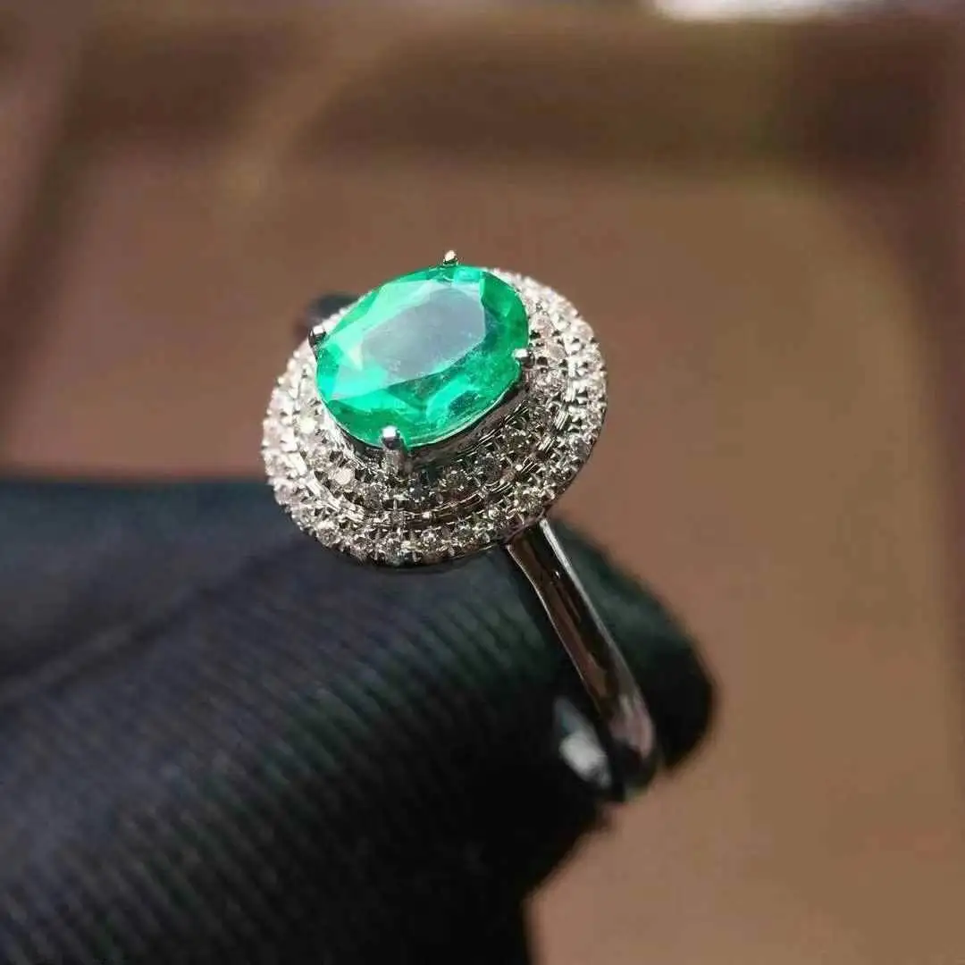 Emerald Ring Natural Real Emerald 925 Sterling Silver Classic Women Wedding Engagement ring Fine Jewelry
Emerald Ring Natural Real Emerald 925 Sterling Silver Classic Women Wedding Engagement ring Fine Jewelry