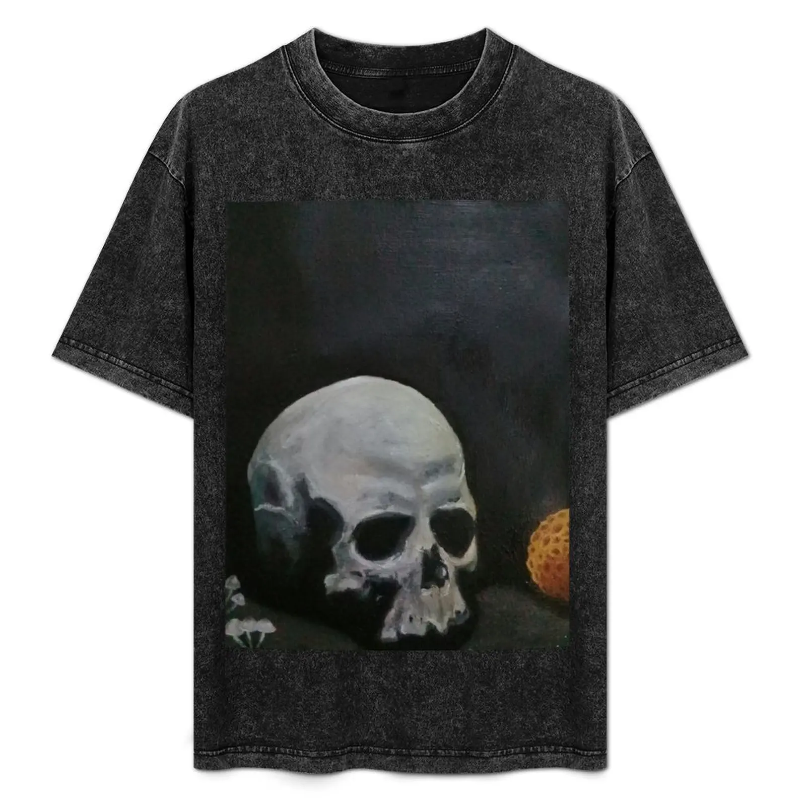 vanitas with cempasuchil T-Shirt Basic Plain Tee for Spring and Summer
vanitas with cempasuchil T-Shirt Basic Plain Tee for Spring and Summer