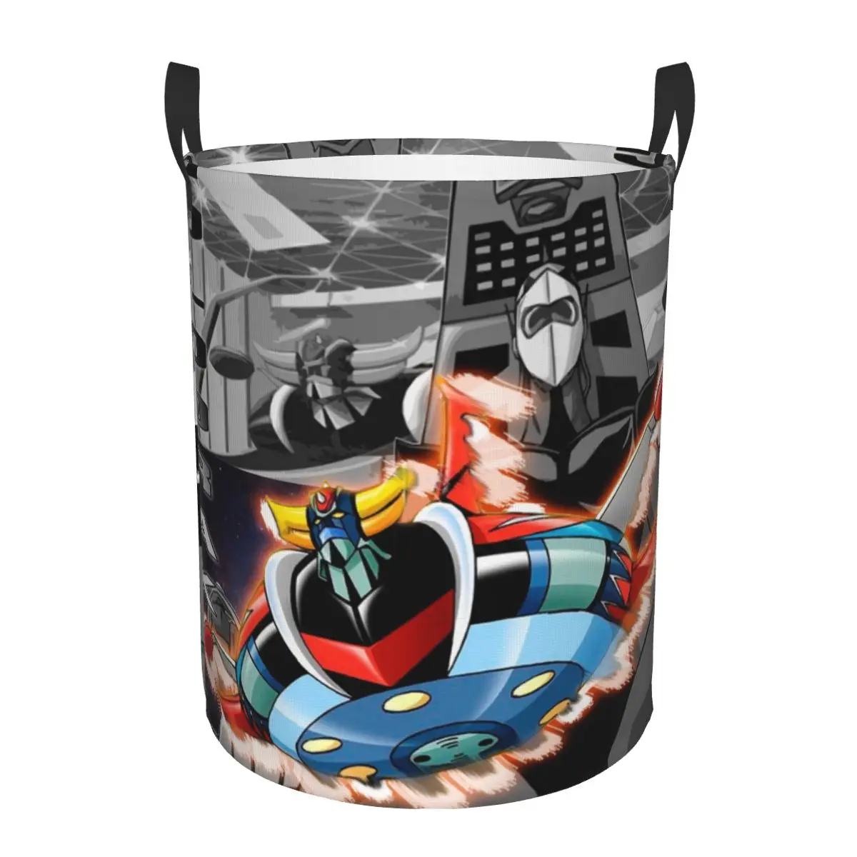 Grendizer Go Laundry Basket Foldable UFO Robot Goldrake Mazinger Z Clothes Hamper Storage Bin for Bathroom
Grendizer Go Laundry Basket Foldable UFO Robot Goldrake Mazinger Z Clothes Hamper Storage Bin for Bathroom