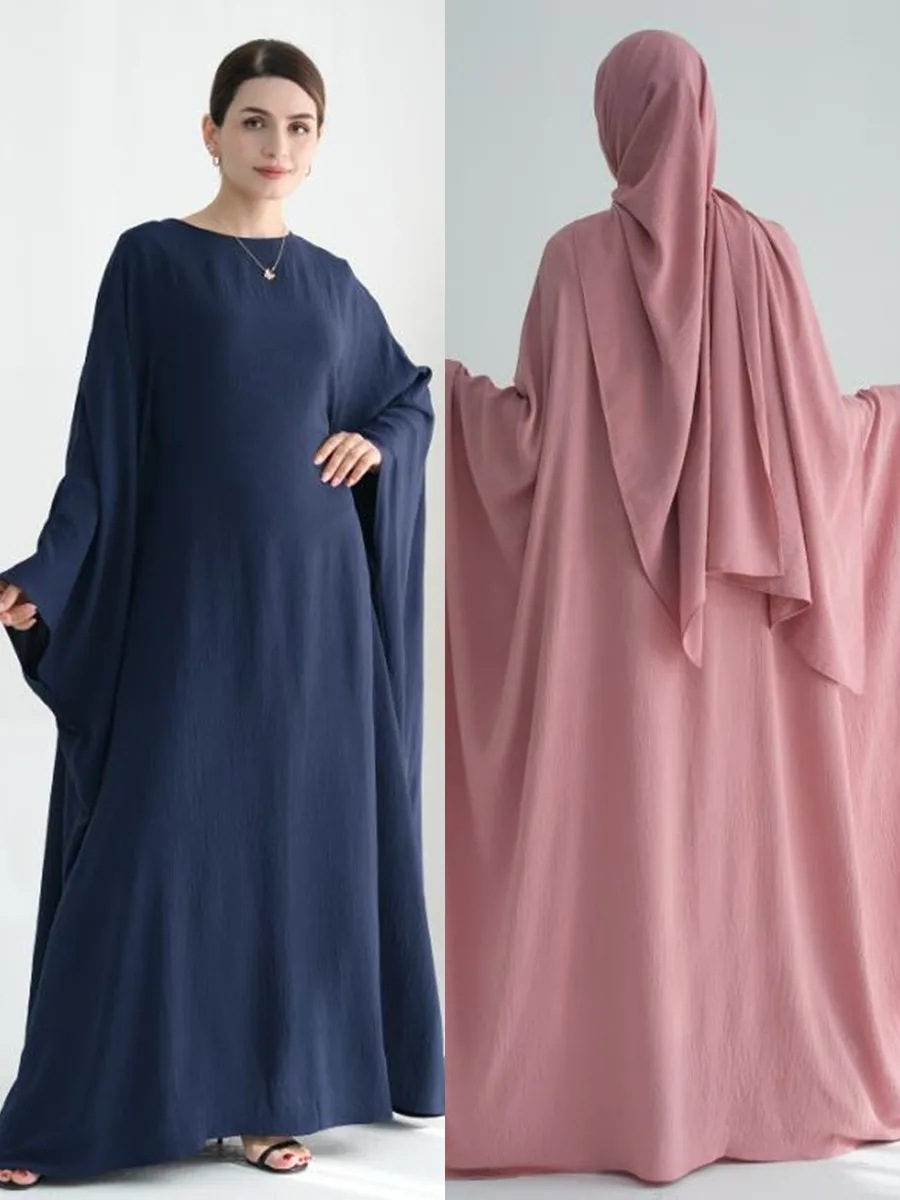 Women Muslim Dubai Abaya Luxury Hijab Dress Solid Modest Ramadan Robe Kaftan Femme Evening Maxi Dresses Islam Clothing jalabiya
Women Muslim Dubai Abaya Luxury Hijab Dress Solid Modest Ramadan Robe Kaftan Femme Evening Maxi Dresses Islam Clothing jalabiya