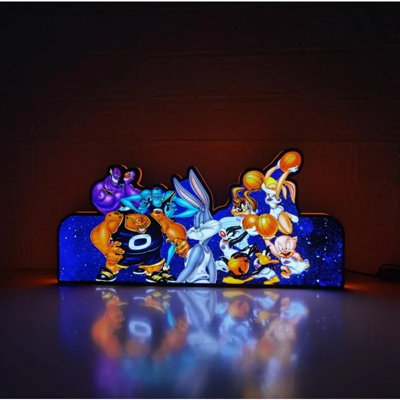SpaceJam Pinball 3D светодиодный топпер для пинбольной машины RGB светодиодная лампа 3D печать лайтбокса индивидуальный настенный декор для игр с подсветкой
SpaceJam Pinball 3D светодиодный топпер для пинбольной машины RGB светодиодная лампа 3D печать лайтбокса индивидуальный настенный декор для игр с подсветкой