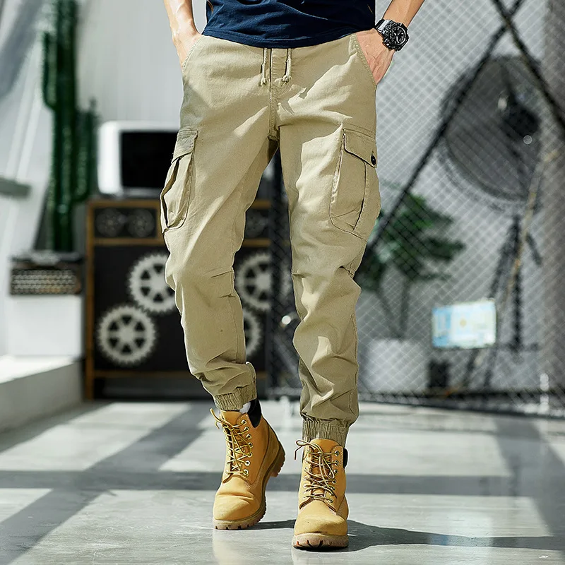 High-end washed overalls men's spring and Autumn style solid color straight tube brand casual pants multi-bag ankle pants
High-end washed overalls men's spring and Autumn style solid color straight tube brand casual pants multi-bag ankle pants