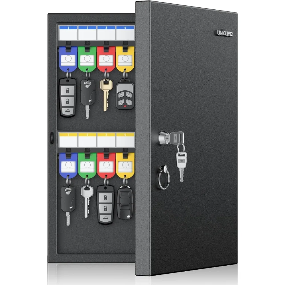 32 Slot Wall Mounted Key Lock Box Organizer with Writable Racks Tags Secure Storage Cabinet for Office Hotel Company
32 Slot Wall Mounted Key Lock Box Organizer with Writable Racks Tags Secure Storage Cabinet for Office Hotel Company