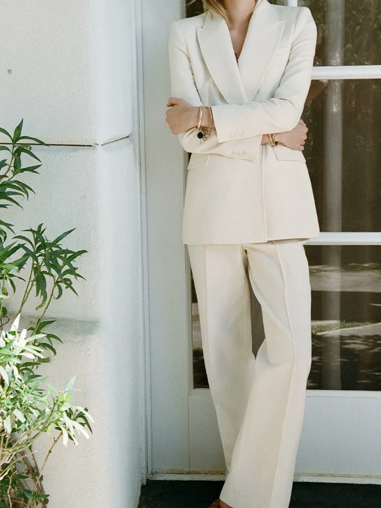 European and American style women's summer new fashion trend leisure long double-breasted suit jacket trousers suit
European and American style women's summer new fashion trend leisure long double-breasted suit jacket trousers suit