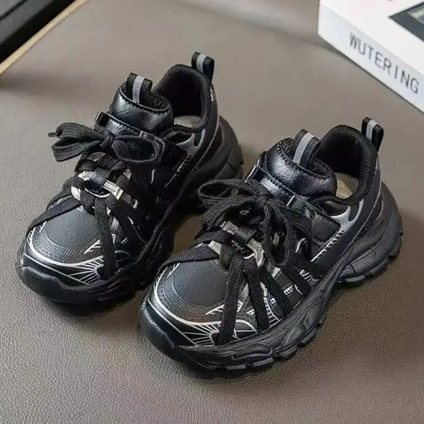 PU Leather Sport Shoes For Children Trend Fashion Teenager Kid's Sneakers Anti-slippery Waterproof Boy's Girl's Running Shoes
PU Leather Sport Shoes For Children Trend Fashion Teenager Kid's Sneakers Anti-slippery Waterproof Boy's Girl's Running Shoes