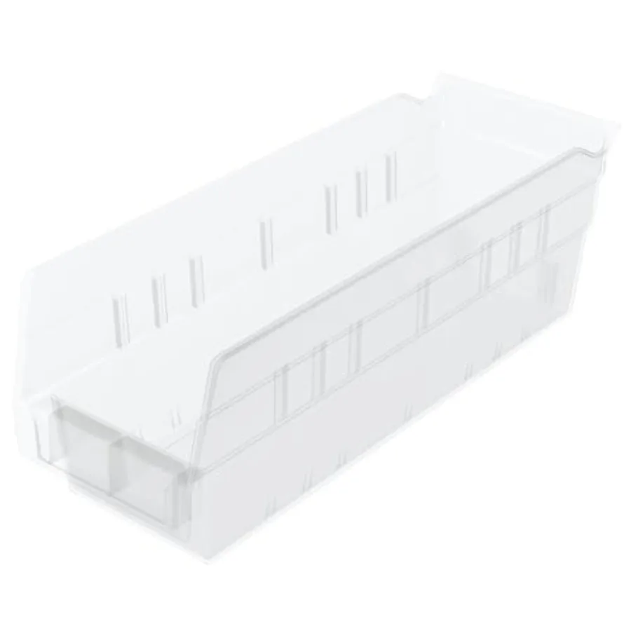 30120 Plastic Shelf Bins Heavy Duty Storage Bins for Garage Closet and Drawer Organization 12" x 4" x 4" 24-Pack
30120 Plastic Shelf Bins Heavy Duty Storage Bins for Garage Closet and Drawer Organization 12" x 4" x 4" 24-Pack
