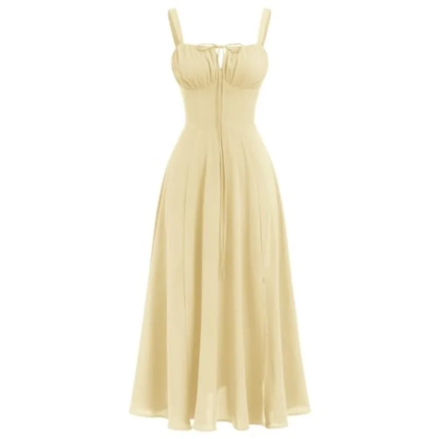 ABEHIK Women Floral Corset Dress Summer Dress 2026 Boho Flowy Slit Lace Up Midi Dresses Going Out A Line Casual Sundress
ABEHIK Women Floral Corset Dress Summer Dress 2026 Boho Flowy Slit Lace Up Midi Dresses Going Out A Line Casual Sundress