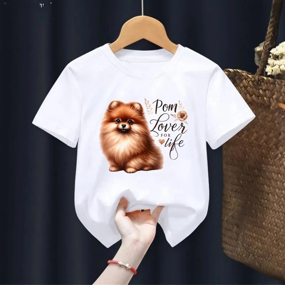 Girls' Summer Clothes Cute Puppy Dog Printed T-Shirt for Girls Short Sleeve Top Round Neck Boys Tshirt Casual Children T-Shirts
Girls' Summer Clothes Cute Puppy Dog Printed T-Shirt for Girls Short Sleeve Top Round Neck Boys Tshirt Casual Children T-Shirts